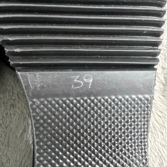 Gilardini Firenze Italian Beaded Black Suede Slip On Sandals Women's Sz. 39 - Picture 7 of 8